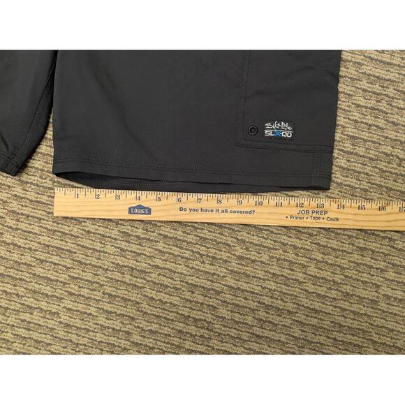 Salt Life SLX-QD Hybrid Shorts Men’s 40 Vapor Stretch Cargo Black Swim Beach - Picture 5 of 9